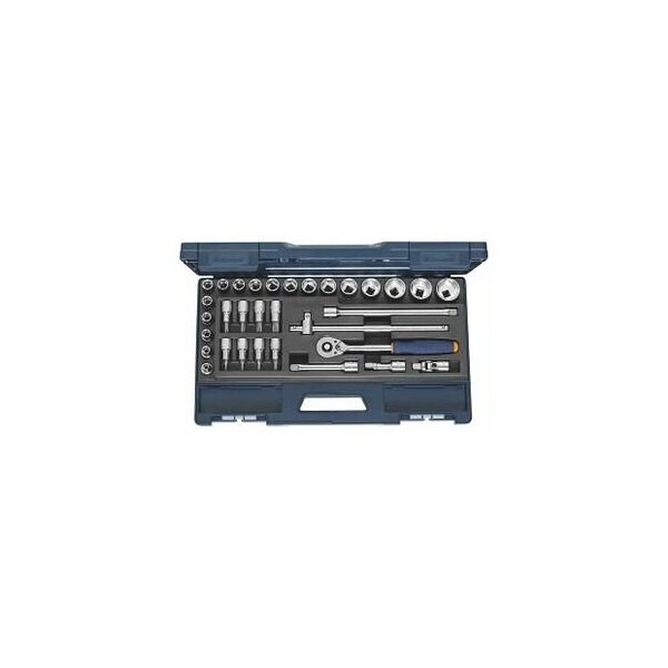 Garant 32 Pc 1/2 inch Drive Socket Set, 6 pt, 8 mm to 34 mm - 639062 6