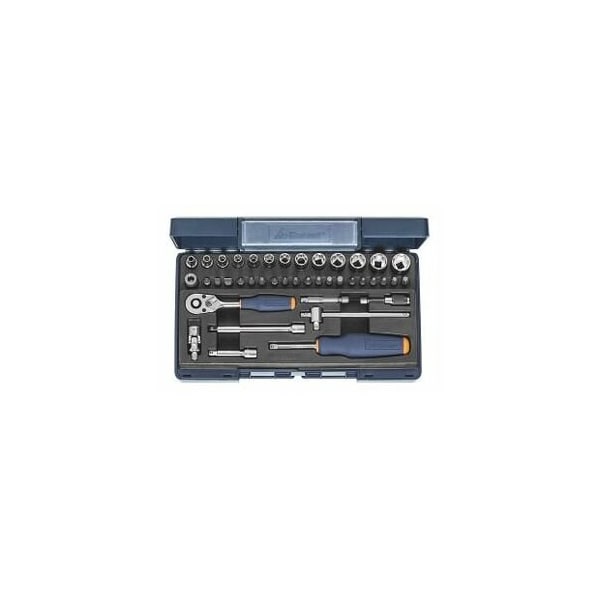 Garant 41 Pc 1/4 inch Drive Socket Set, with Surface Drive, 6 pt, 4 mm to 14 mm - 630325 SD