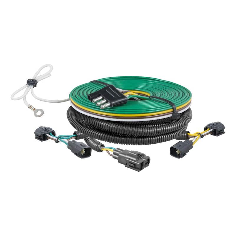 CURT Custom Towed-Vehicle RV Wiring Harness, Select Jeep Wrangler TJ - 58902