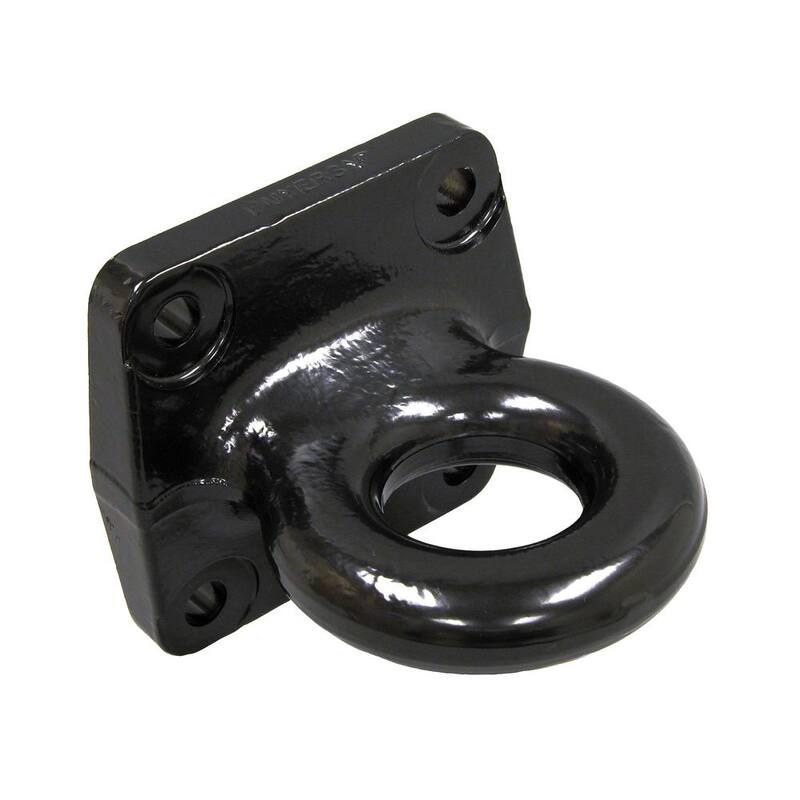 Buyers Products Company 3 in. Heavy-Duty Forged 4-Bolt Mount Drawbar in Black - BDB1394