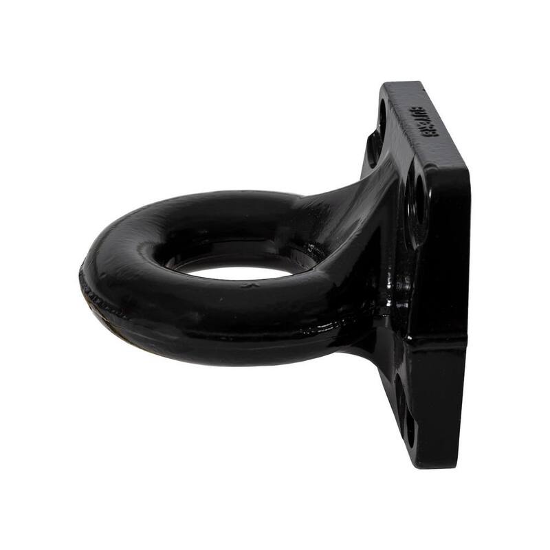 Buyers Products Company 3 in. Heavy-Duty Forged 4-Bolt Mount Drawbar in Black - BDB1394