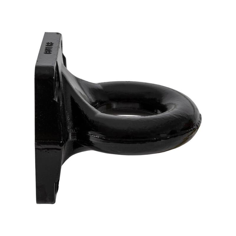Buyers Products Company 3 in. Heavy-Duty Forged 4-Bolt Mount Drawbar in Black - BDB1394