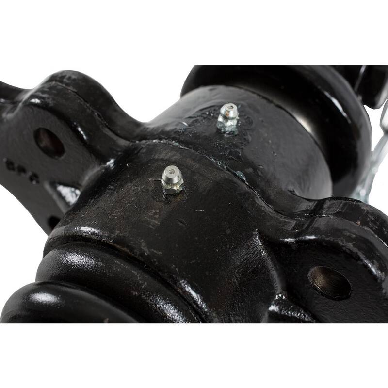 Buyers Products Company 25 Ton Swivel Pintle Hook Hitch Mount Fits 2 in. to 3 in. Lunette Eye - BP200
