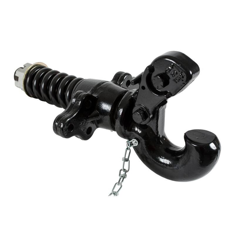 Buyers Products Company 25 Ton Swivel Pintle Hook Hitch Mount Fits 2 in. to 3 in. Lunette Eye - BP200