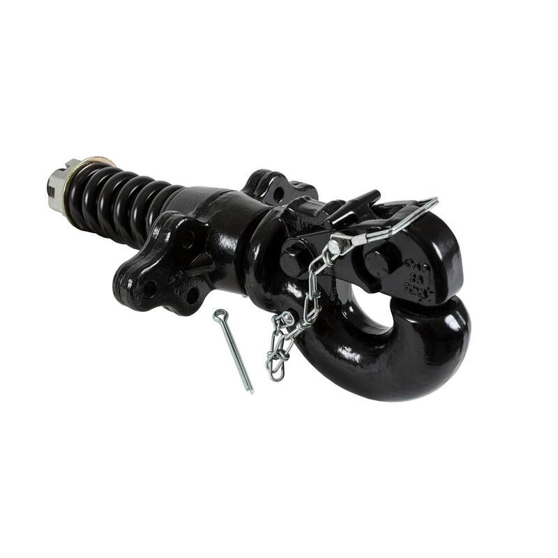 Buyers Products Company 25 Ton Swivel Pintle Hook Hitch Mount Fits 2 in. to 3 in. Lunette Eye - BP200