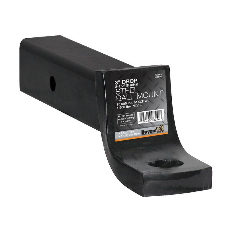 Buyers Products Company 2-1/2 in. Ball Mount with 3 in. Drop - 1803405