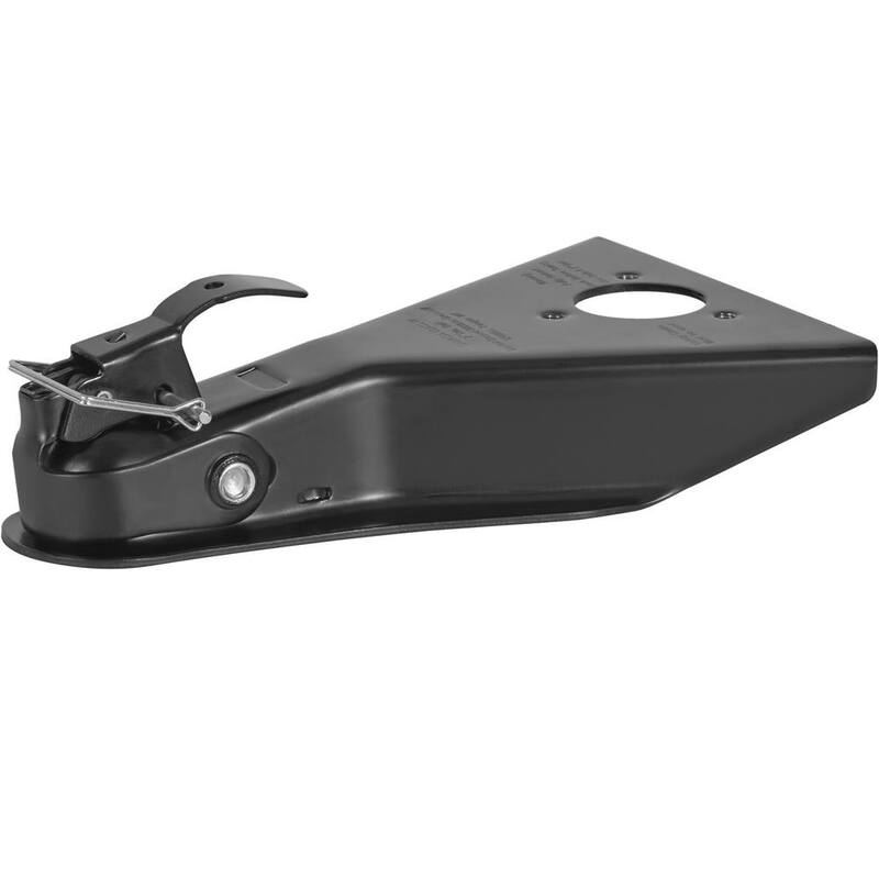 VEVOR A-Frame Trailer Coupler Fits 2 in. Hitch Ball Size 8000 lbs. Capacity Heavy Duty Steel Coupler for Towing Station Wagons - AXTCOHQCY200FDO9IV0-808