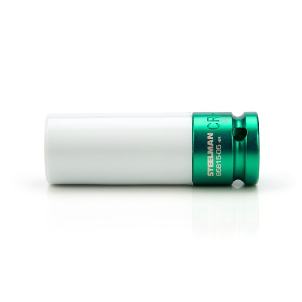 Steelman 1/2in. Drive 3/4in. Nylon Sleeved Impact Socket (Green) - 95615-05