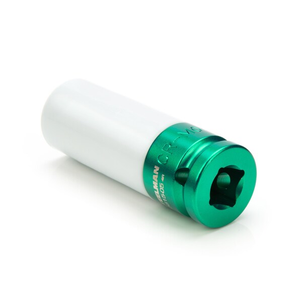 Steelman 1/2in. Drive 3/4in. Nylon Sleeved Impact Socket (Green) - 95615-05