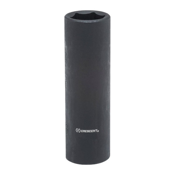 Weller Crescent 12 mm X 1/2 in. drive Metric 6 Point Deep Impact Socket 1 pc - CIMS28N