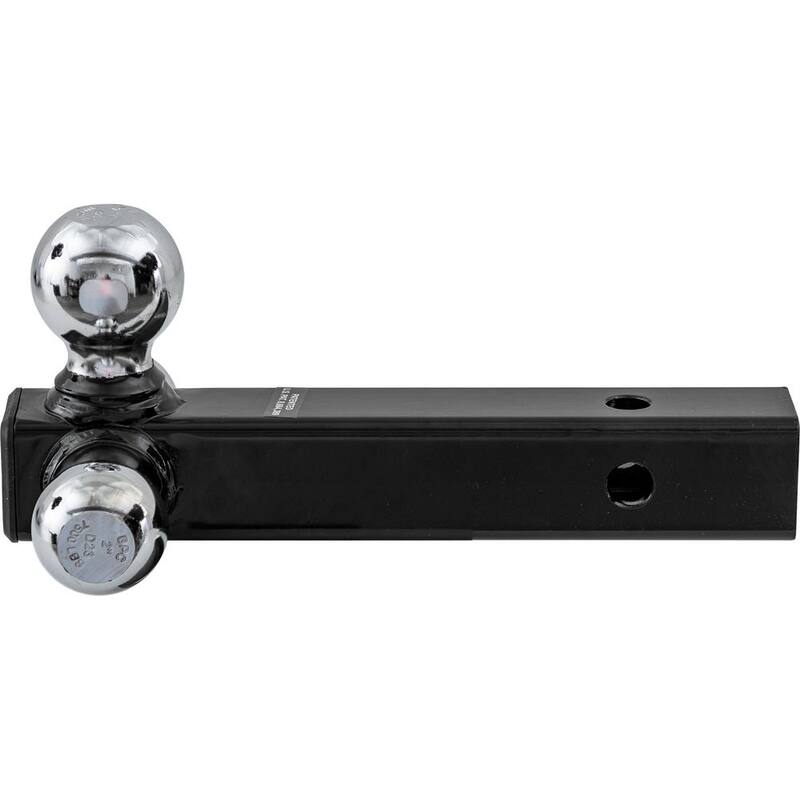 Buyers Products Company Tri-Ball Hitch-Tubular Shank with Chrome Towing Balls - 1802207