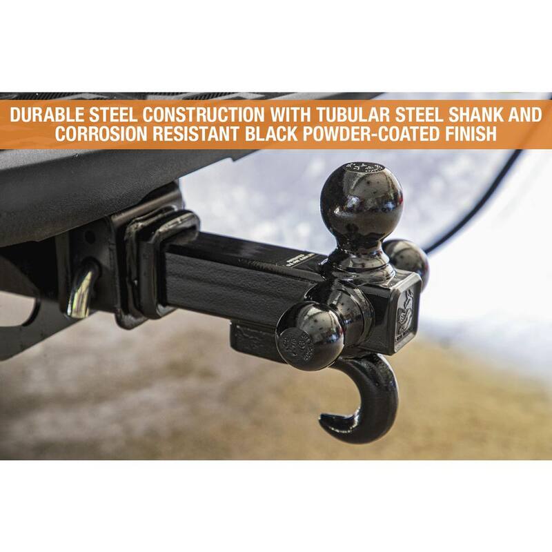 Buyers Products Company Tri-Ball Hitch with Recovery Hook - 1802208