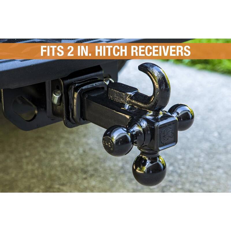 Buyers Products Company Tri-Ball Hitch with Recovery Hook - 1802208