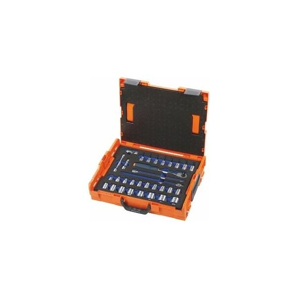 Garant 32 Pc 1/2 inch Drive Socket Set in L-Boxx, 8 mm to 34 mm - 685550 32