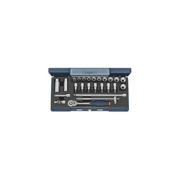Garant 25 Pc 3/8 inch Drive Socket Set, 6 pt, 8 mm to 19 mm - 634312 6