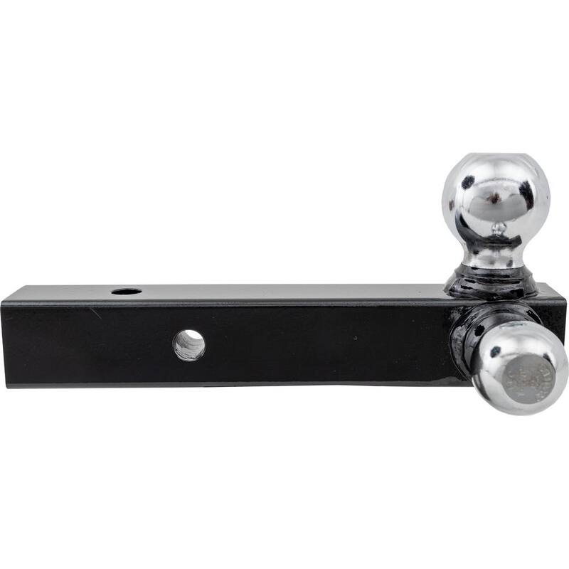 Buyers Products Company Tri-Ball Hitch-Solid Shank with Chrome Towing Balls - 1802205