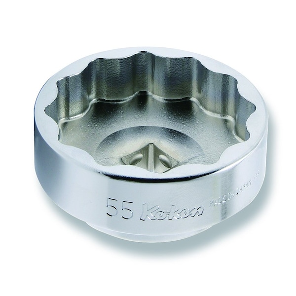 Ko-Ken Socket 55mm 12 Point 31mm For Rear Wheel Nut Motorcycle 1/2 Sq. Drive - 4405M-55DU