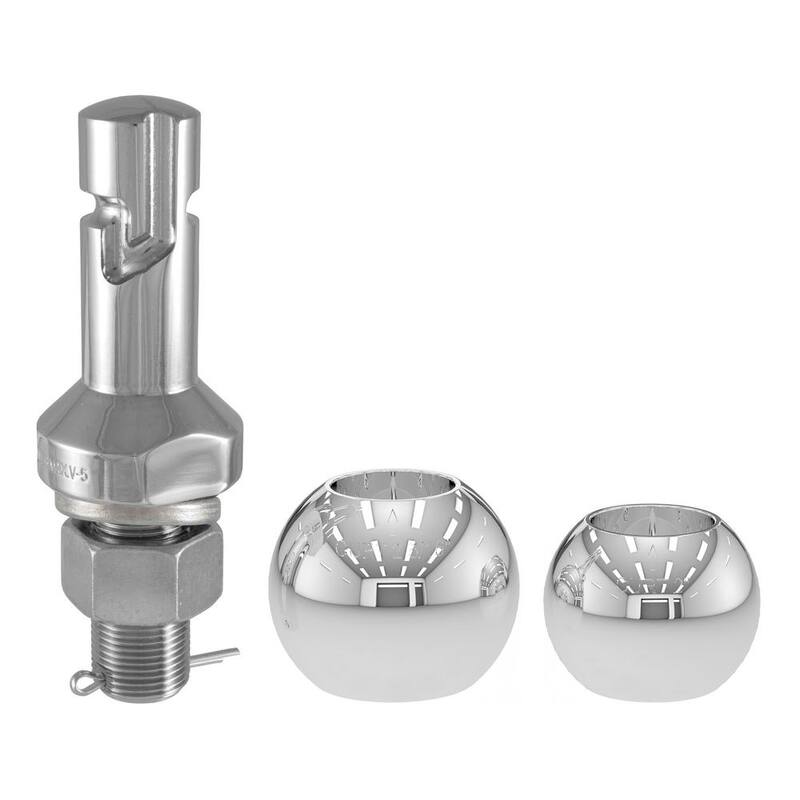 CURT Switch Ball Trailer Hitch Tow Ball Set (2" & 2-5/16" Balls, 1" x 2-1/4" Shank) - 42280