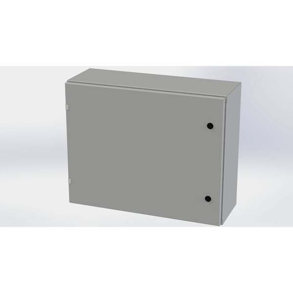 Saginaw Control & Engineering Carbon Steel Electrical Enclosures, 24 in H, 10 in D, 30 in W, NEMA 3R, 4, 12, 13, Hinged - SCE-24EL3010LP