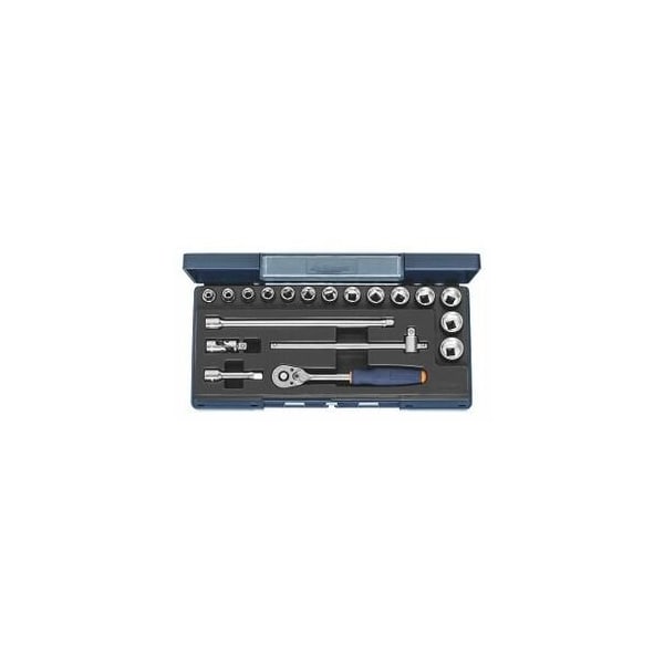 Garant 19 Pc 3/8 inch Drive Socket Set, 6 pt, 8 mm to 22 mm - 633912 6