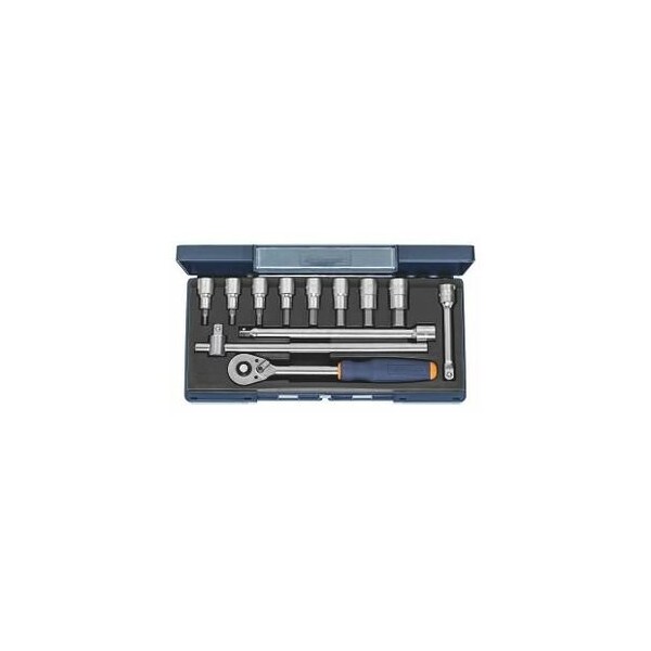 Garant 12 Pc 1/2 inch Drive Socket Set, 6 pt, 4 mm to 17 mm - 637702 6
