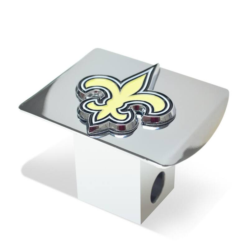 FANMATS NFL - Kansas City Chiefs 3D Color Emblem on Type III Chromed Metal Hitch Cover - 22573