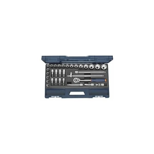 Garant 32 Pc 1/2 inch Drive Socket Set, 12 pt, 8 mm to 34 mm - 638012 6