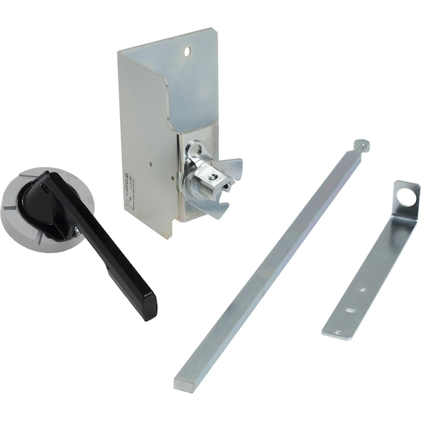 Mecanismo de operación Square D, Tipo LZ, montaje en puerta, mecanismo de 250A, manija de 6 pulgadas, eje largo, para PowerPact C, H, J y NSF - 9421LZL250H46