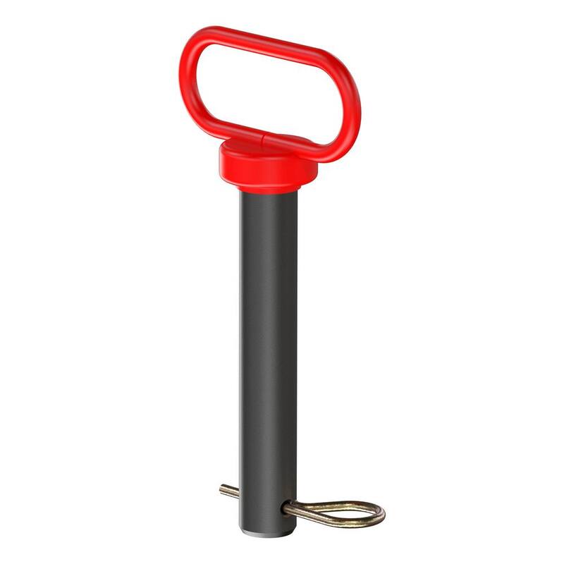 CURT Trailer Coupler Lock for 2 in. or 2-5/16 in. Flat Lip Couplers (Grey Aluminum) - 45803