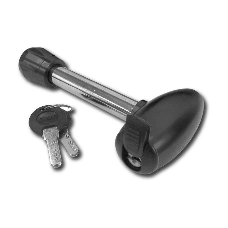 MaxxHaul 5/8 in. Forged Steel Rotating Hitch Lock with Anodized Aluminum Locking Head - 70367