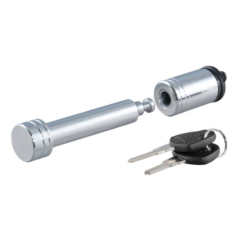 CURT Hitch & Coupler Lock Set (2 in. Receiver, 1/2 in. to 2-1/2 in. Latch, 1-7/8 in. & 2 in. Lip) - 23515