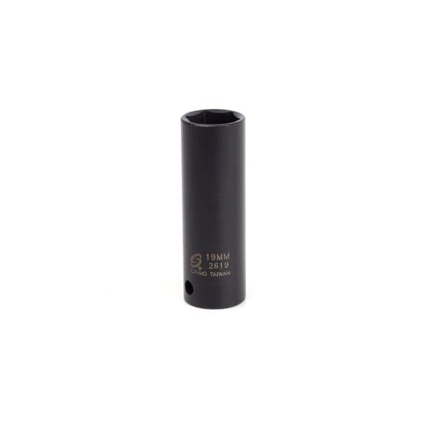 Sunex SKT 1/2" DR 19MM EX THN WALL DP IMP - SU2619