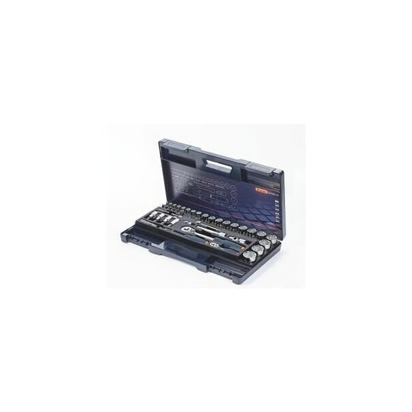 Garant 65 Pc 1/4 inch , 1/2 inch Drive Socket Set, with Surface Drive, 6 pt, 4 mm to 34 mm - 630023 SD