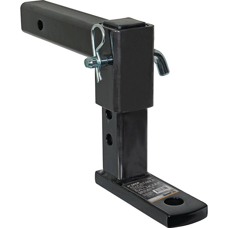 Buyers Products Company 3-Position 2 in. Tubular Shank Adjustable Ball Mount - 1803093