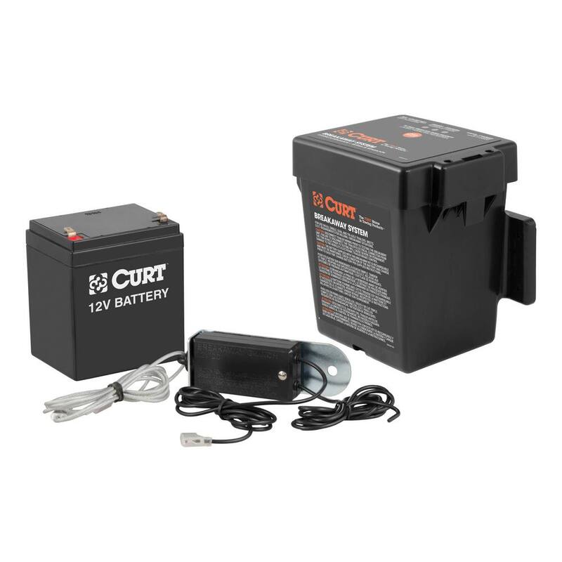 CURT Push-to-Test Breakaway Kit with Top-Load Battery - 52044
