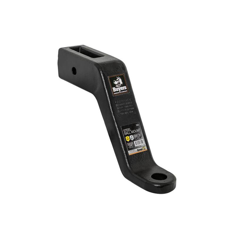 Buyers Products Company 3 in. Heavy-Duty Forged Ball Mount 8 in. Drop - 1803458
