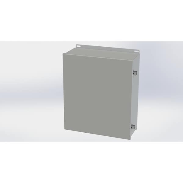 Saginaw Control & Engineering Carbon Steel Electrical Enclosures, 16.13 in H, 6 in D, 14 in W, NEMA 3R, 4, 12, 13, Hinged - SCE-1614CHNF