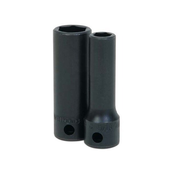 Williams Socket, 2 5/8 Inch OAL, Deep Impact, 3/8 Inch Dr, 18 MM Size - JHW12M-618