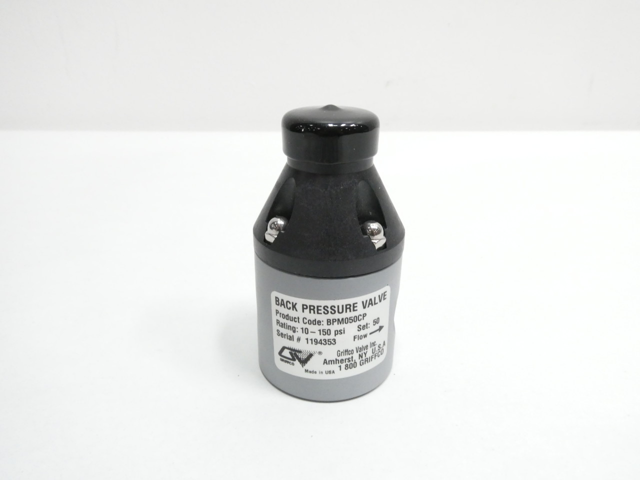 GRIFFCO BPM050CP 10-150PSI 1/2IN NPT RELIEF VALVE