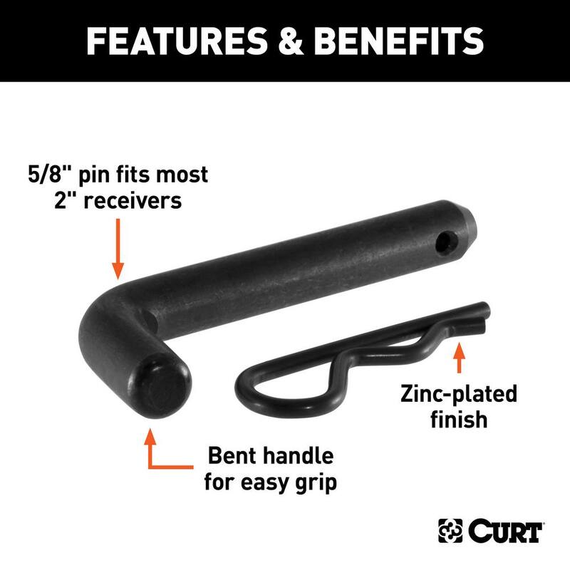 CURT 1/4 in. Clevis Grab Hook (2,600 lbs.) - 21579