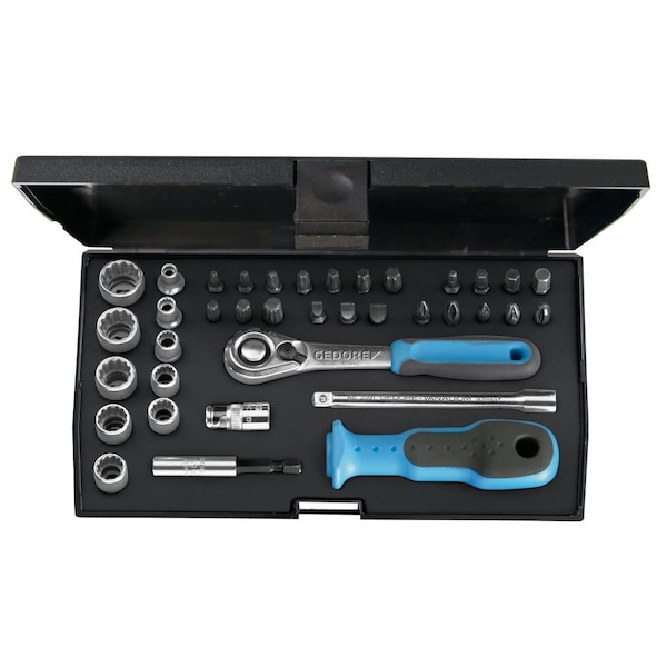 Gedore 1/4" Drive Socket Set - D 20 KMU-20
