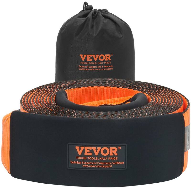 VEVOR 30 in. Recovery Tow Rope 46500 lbs. Heavy-Duty Off Road Snatch Strap Extreme Duty Energy Snatch Strap for Jeep Truck ATV - DZDL4IN30FTC67B2XV0