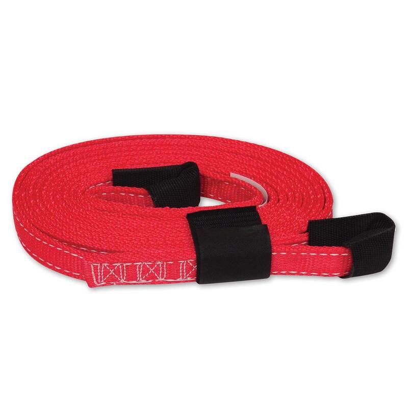 SNAP-LOC 15 ft. Tow Strap with Hook and Loop Storage Fastener - SLTT115K07R