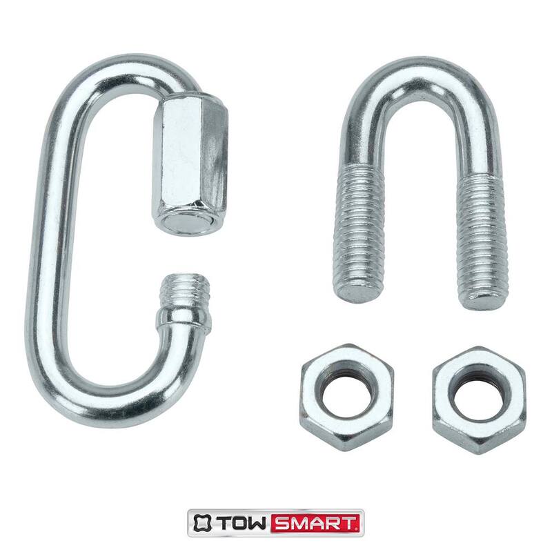 TowSmart 36 in. Towing Safety Chain with U-Bolt and Quick Link 5000 lbs. - 750