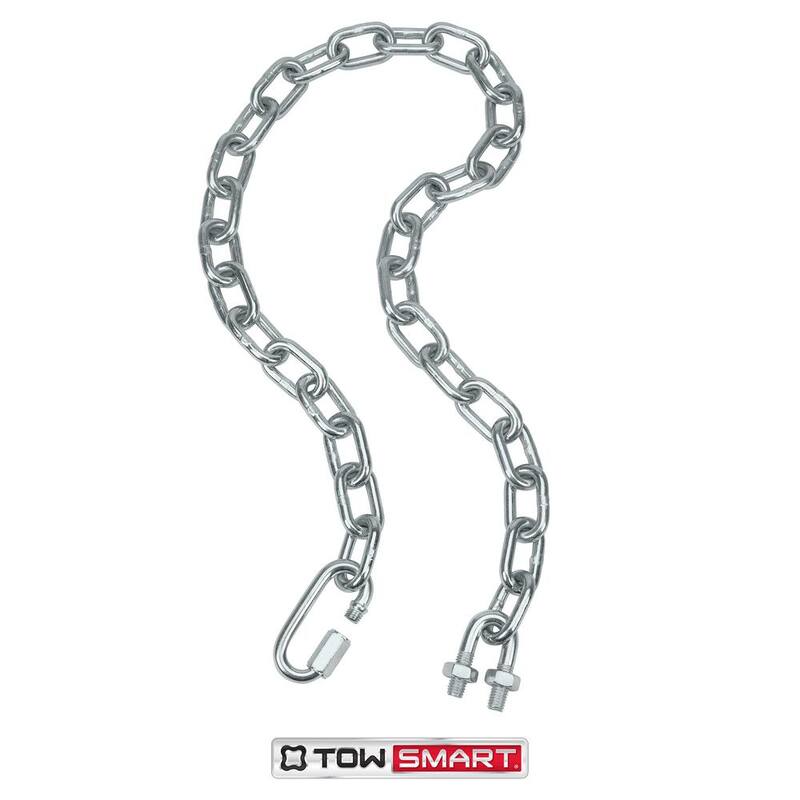 TowSmart 36 in. Towing Safety Chain with U-Bolt and Quick Link 5000 lbs. - 750