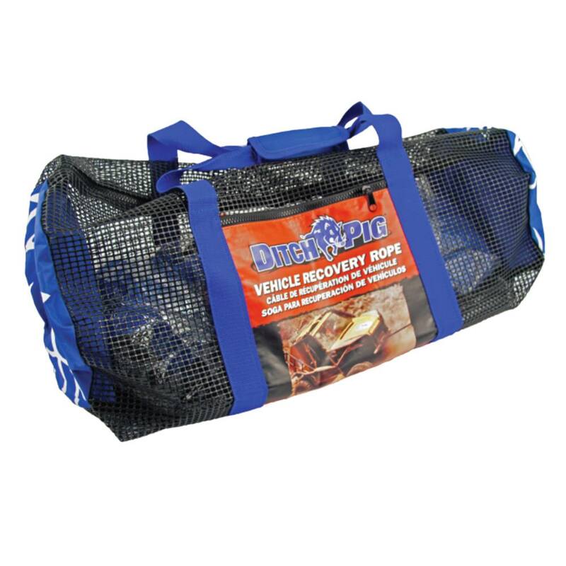 DITCH PIG DitchPig 1-1/2 in. x 30 ft. 64300 lbs. Breaking Strength Kinetic Energy Vehicle Recovery Rope - 447551
