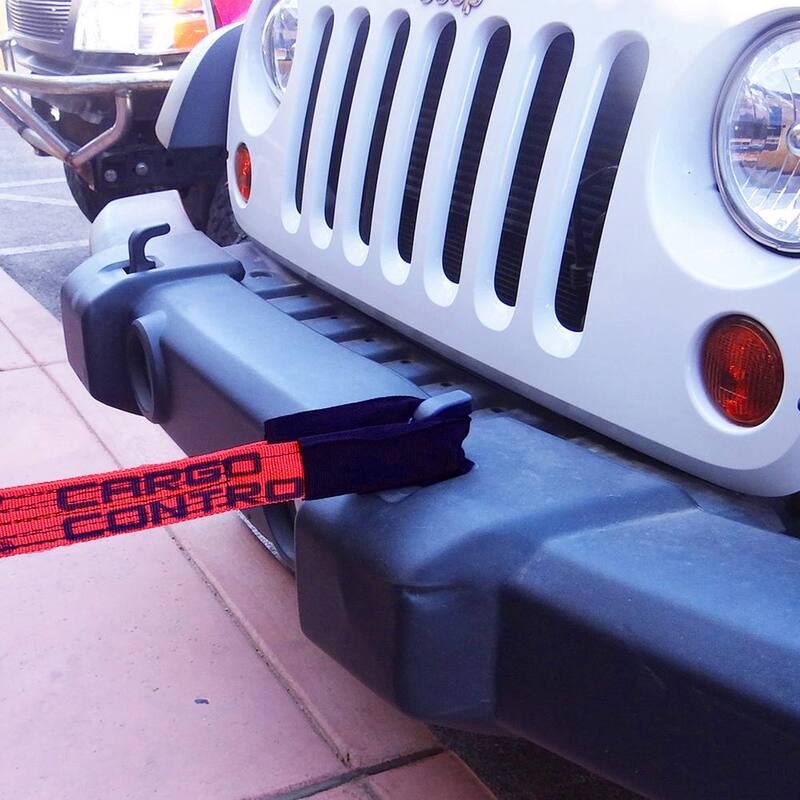 SNAP-LOC 30 ft. Tow Strap with Hook and Loop Storage Fastener - SLTT230K10R
