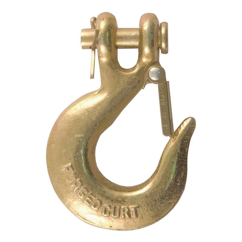 CURT 1/4" Safety Latch Clevis Hook (12,600 lbs.) - 81940