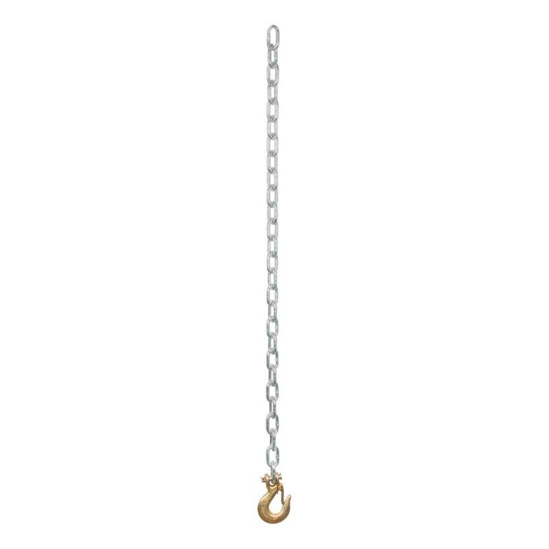 CURT 35" Safety Chain with 1 Clevis Hook (7,800 lbs., Clear Zinc) - 80302