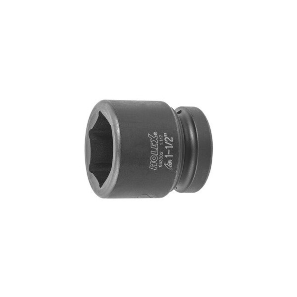 Holex Impact Socket, 1 inch Drive, 6 pt, 1-1/2 inch - 653002 1.1/2